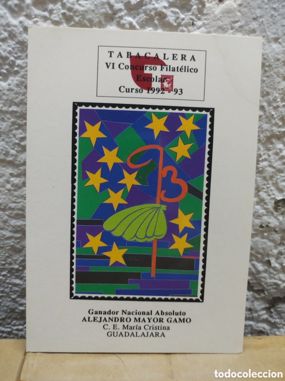 Sellos: CONCURSO FILATELICO ESCOLAR a&ntilde;o 1993 - Foto 1