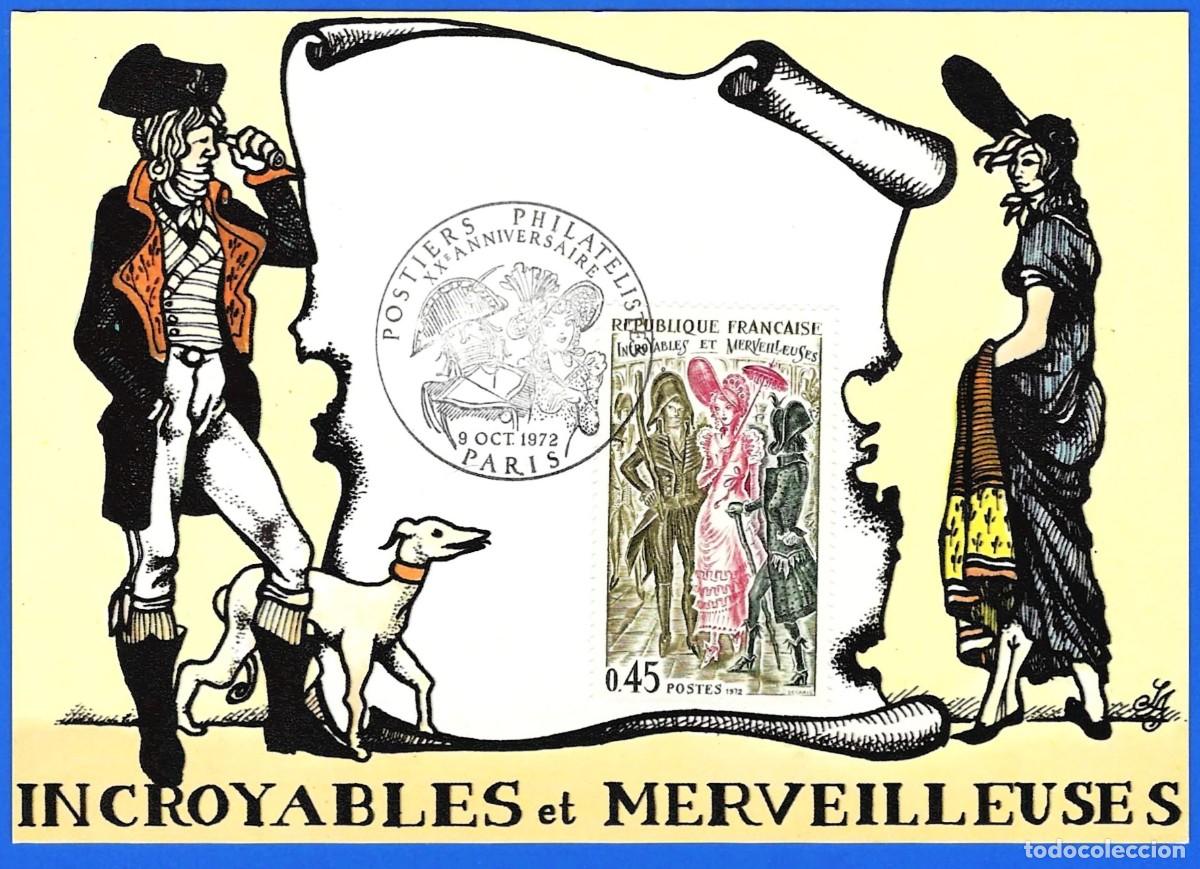 Sellos: Francia 1972 ( Carta m&aacute;xima ) Mi 1809 - YT 1729 - &rdquo; Incre&iacute;ble y magn&iacute;fico &rdquo; de de Carle Vernet