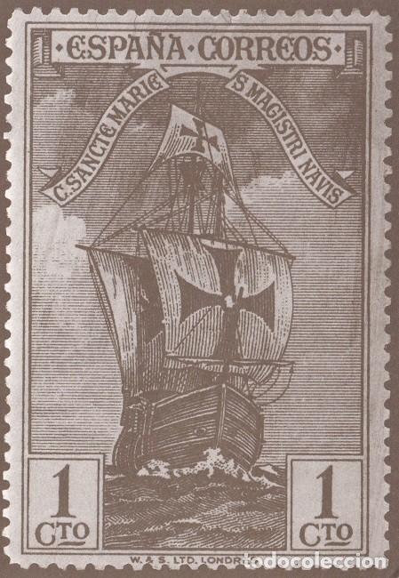 Sellos: XII Certamen filat&eacute;lico y numism&aacute;tico iberoamericano 1987 - Reproducci&oacute;n sello 1 c&eacute;ntimo Serie Col&oacute;n