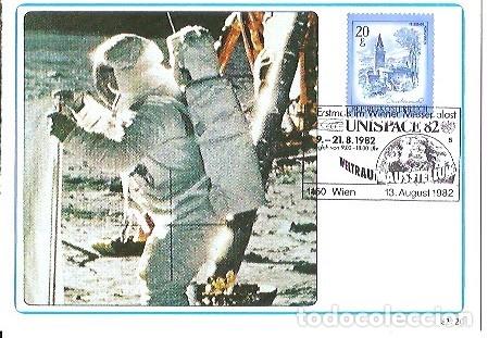 Sellos: ERSTTAG 2 UNO WELTRAUMKONFERENZE IN WIEN UNISPACE 82 WELTRAUMAUSSTELUNG