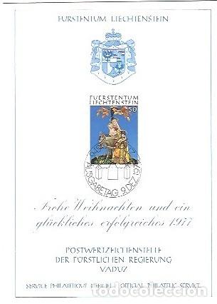 Sellos: POSTWERTZEICHENSTELLE DER FURSTLICHEN REGIERUNG VADUZ LEICHTENSTEIN 1977