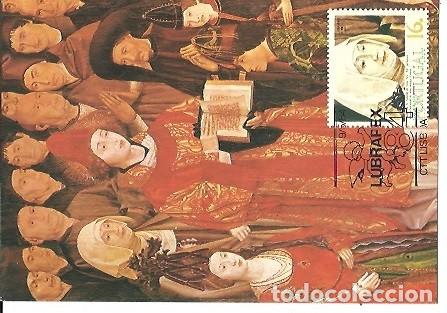 Sellos: TARJETA BCP 56 PAINEIS DE S VICENTE DE FORA PORMENOR SEC XV MUSEU NACIONAL DE ARTE ANTIGA LISBOA POR