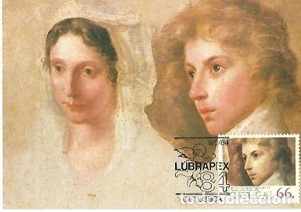 Sellos: TARJETA BPC 59 ESTUDIO DE CABE&Ccedil;AS PARA RETRATOS DOMINGOS SEQUEIRA SEC XIX MUSEU NACIONAL ARTE ANTIGA