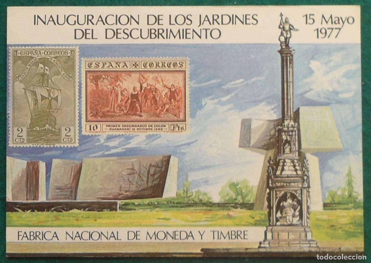Sellos: 1977-ESPA&Ntilde;A-RECUERDOS FILATELICOS-EXPOSICIONES Y HOMENAJES-VER FOTO-HOJITAS-HOJAS Y TARJETAS