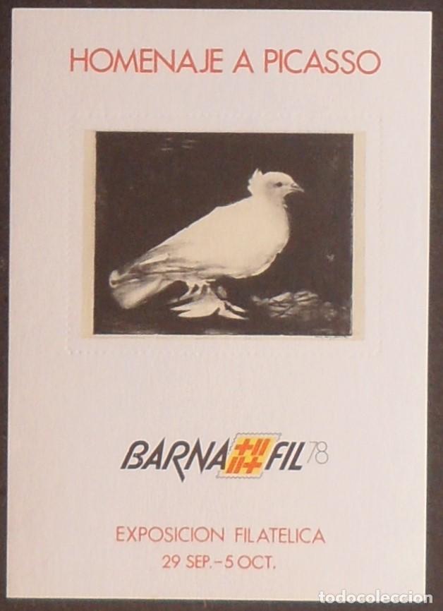 Sellos: 1978-ESPA&Ntilde;A-RECUERDOS FILATELICOS-EXPOSICIONES Y HOMENAJES-VER FOTO-HOJITAS-HOJAS Y TARJETAS