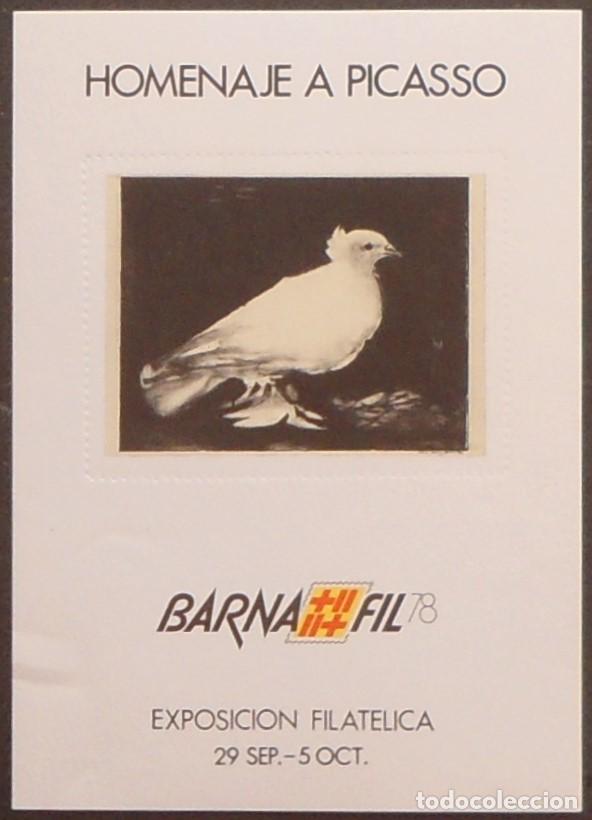 Sellos: 1978-ESPA&Ntilde;A-RECUERDOS FILATELICOS-EXPOSICIONES Y HOMENAJES-VER FOTO-HOJITAS-HOJAS Y TARJETAS