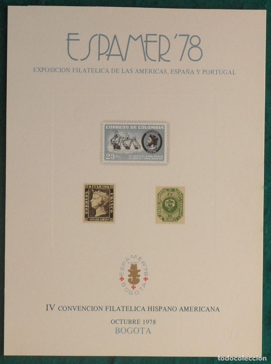 Sellos: 1978-ESPA&Ntilde;A-RECUERDOS FILATELICOS-EXPOSICIONES Y HOMENAJES-VER FOTO-HOJITAS-HOJAS Y TARJETAS