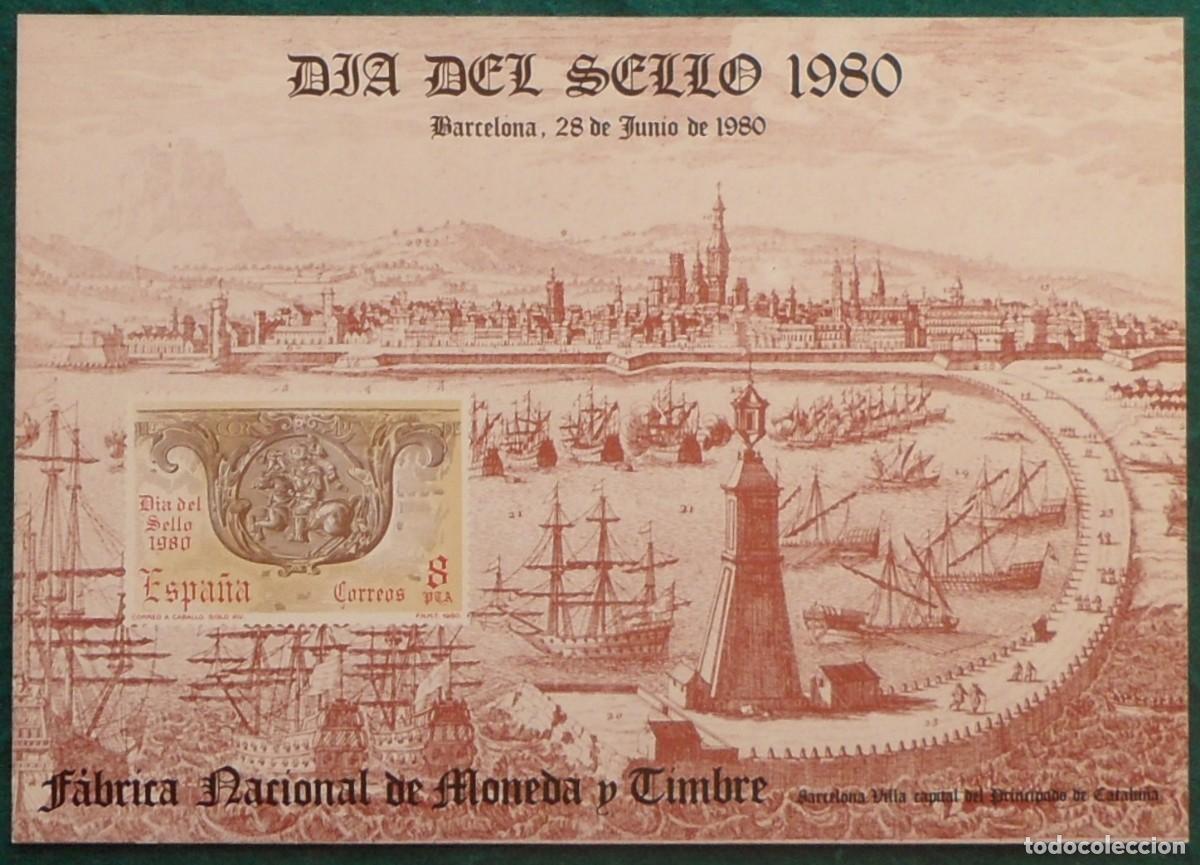 Sellos: 1980-ESPA&Ntilde;A-RECUERDOS FILATELICOS-EXPOSICIONES Y HOMENAJES-VER FOTO-HOJITAS-HOJAS Y TARJETAS