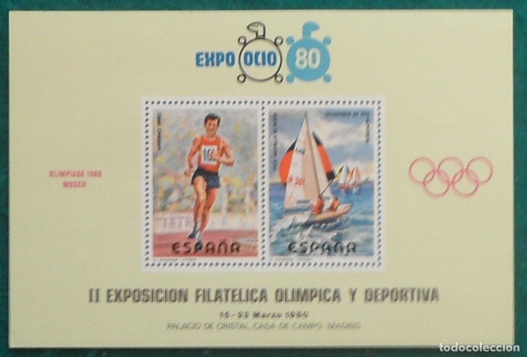 Sellos: 1980-ESPA&Ntilde;A-RECUERDOS FILATELICOS-EXPOSICIONES Y HOMENAJES-VER FOTO-HOJITAS-HOJAS Y TARJETAS