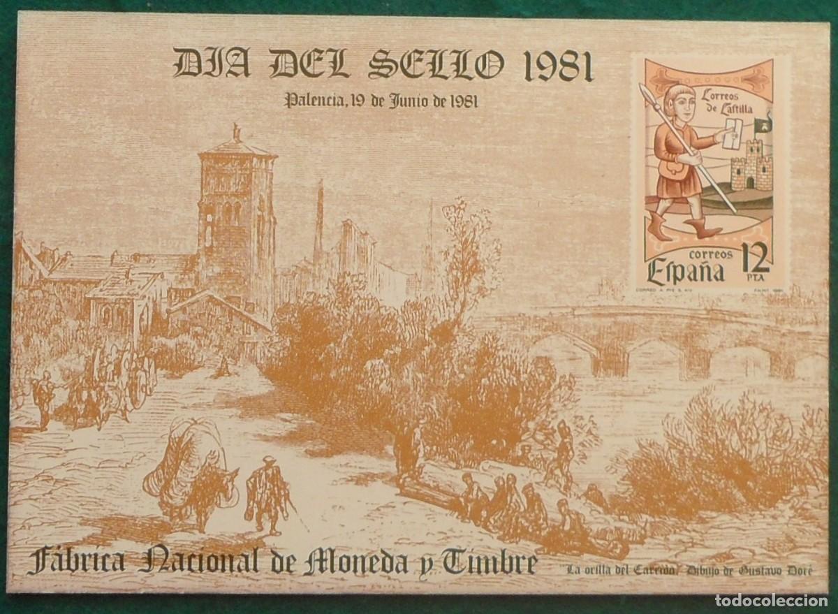 Sellos: 1981-ESPA&Ntilde;A-RECUERDOS FILATELICOS-EXPOSICIONES Y HOMENAJES-VER FOTO-HOJITAS-HOJAS Y TARJETAS