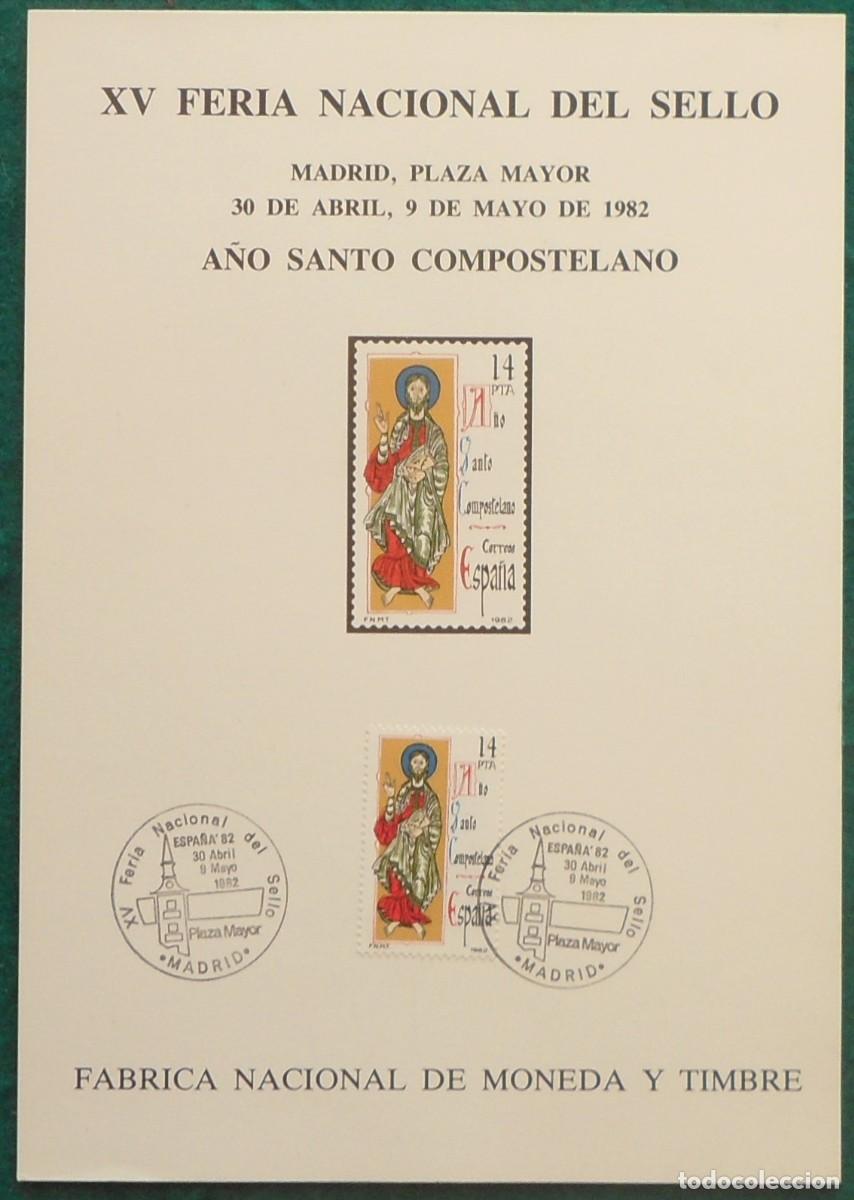Sellos: 1982-ESPA&Ntilde;A-RECUERDOS FILATELICOS-EXPOSICIONES Y HOMENAJES-VER FOTO-HOJITAS-HOJAS Y TARJETAS