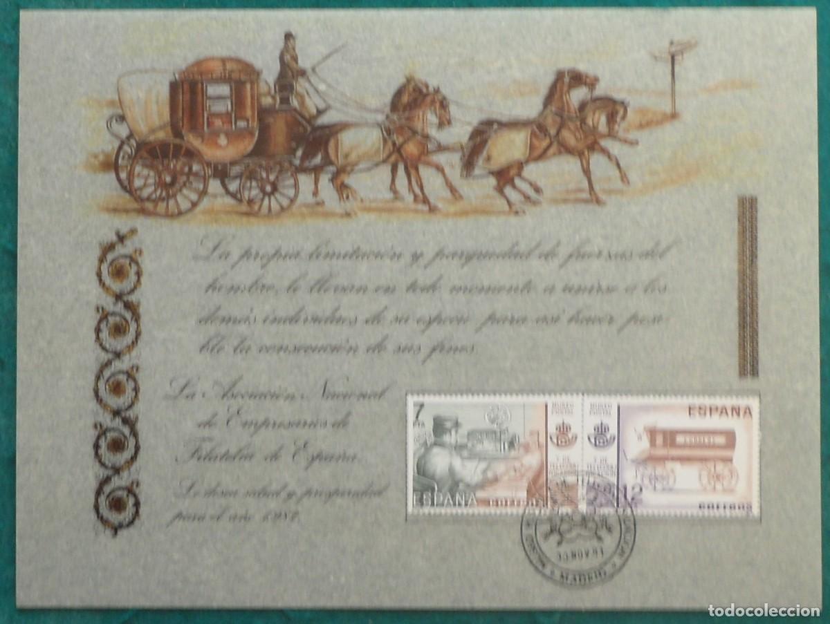 Sellos: ESPA&Ntilde;A-RECUERDOS FILATELICOS-EXPOSICIONES Y HOMENAJES-VER FOTO-HOJITAS-HOJAS Y TARJETAS