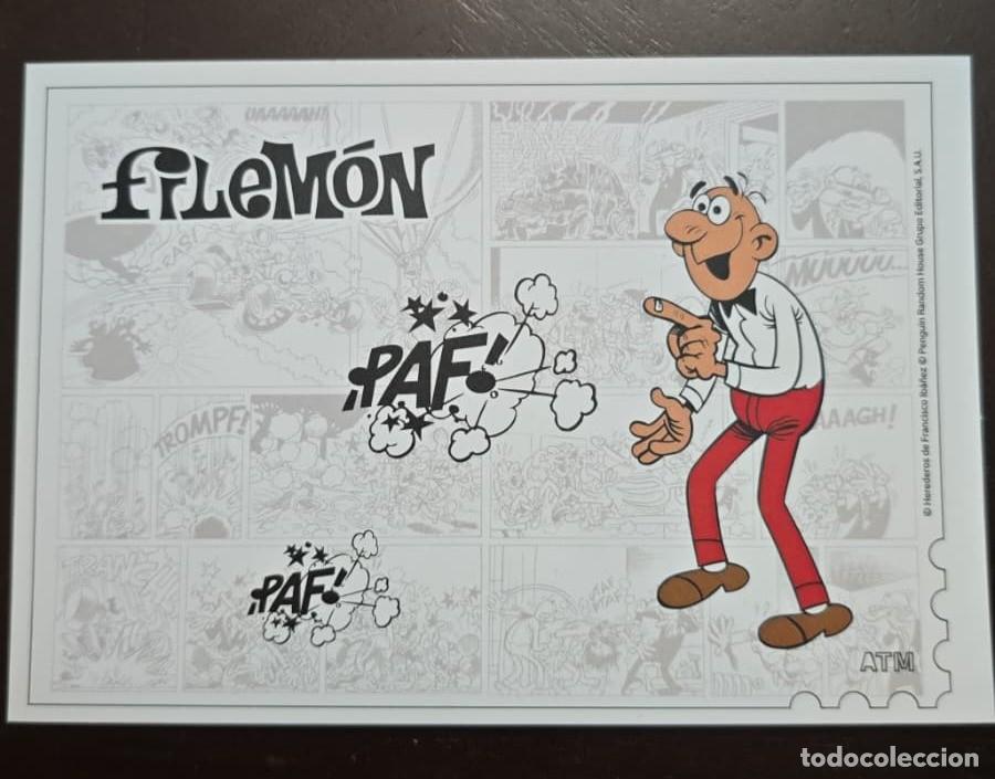 Sellos: O) 2025 SPAIN, FILEMON- POSTAL CARD - COMIC, CARTOON - Foto 1