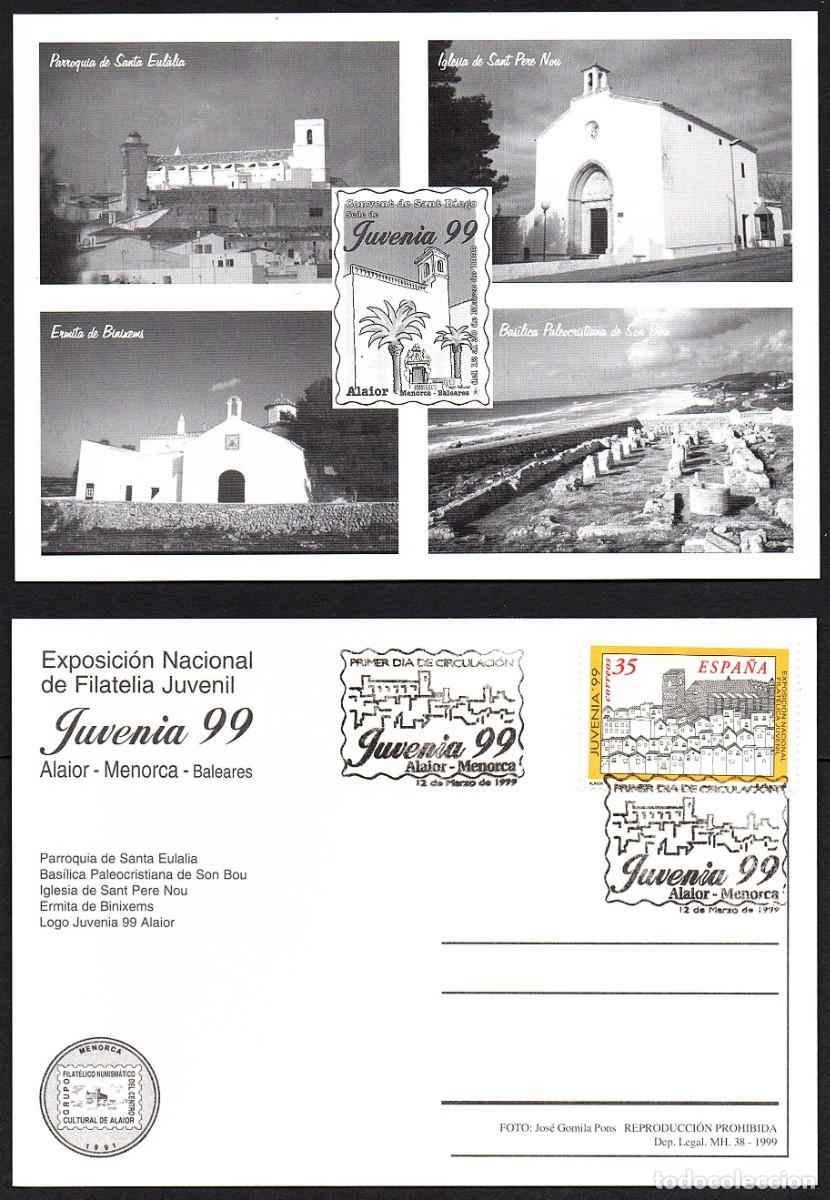 Sellos: TARJETA JUVENIA 99 - ALAIOR - Foto 1