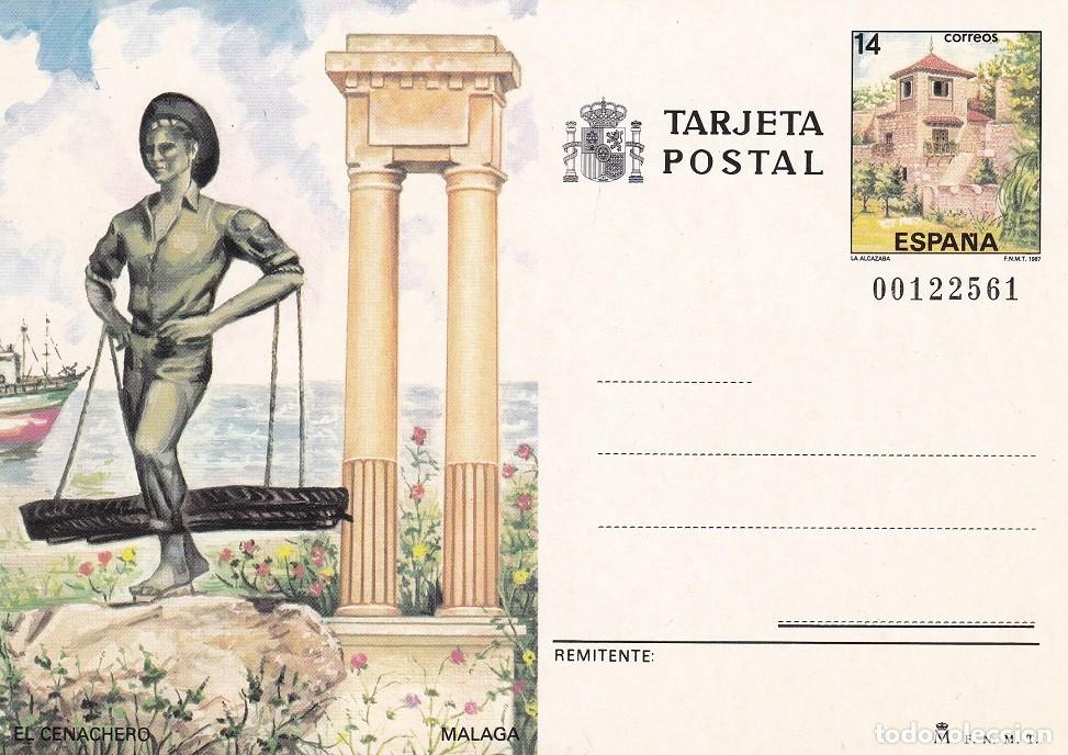 Sellos: Tarjeta Entero Postal - El cenachero - M&aacute;laga - Edifil 143