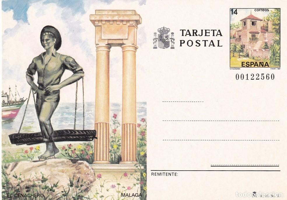 Sellos: Tarjeta Entero Postal - El cenachero - M&aacute;laga - Edifil 143