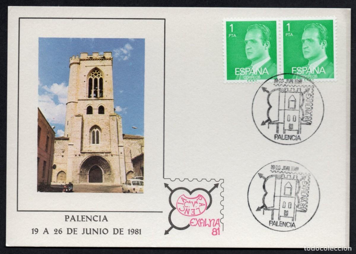 Sellos: TARJETA EXFILNA 1981 PALENCIA