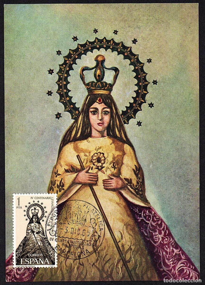 Briefmarken: TARJETA POSTAL IV CENT. EVANGELIZACION DE FILIPINAS