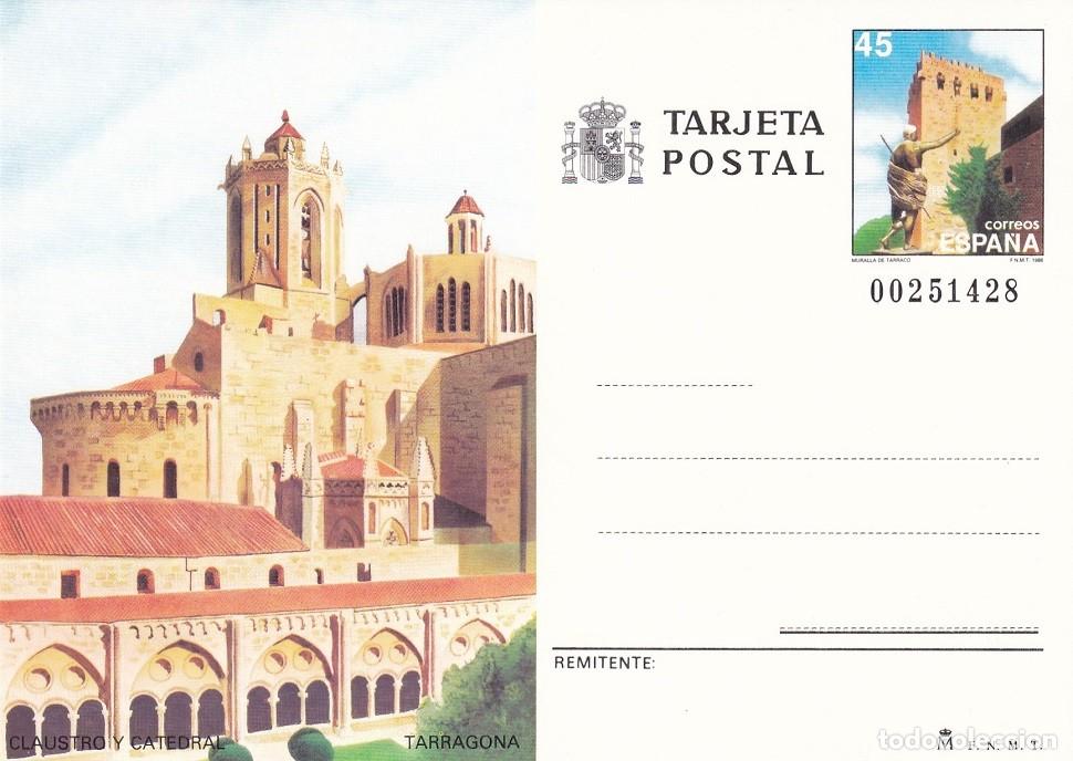 Sellos: Tarjeta Entero Postal - Claustro y Catedral - Tarragona - Edifil 146