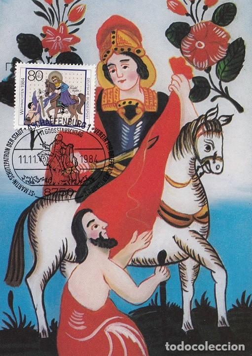 Sellos: Alemania 1984 - 37/84 / Navidad &middot; San Mart&iacute;n compartiendo su capa - Wihnachtsmarke: Sankt Martin