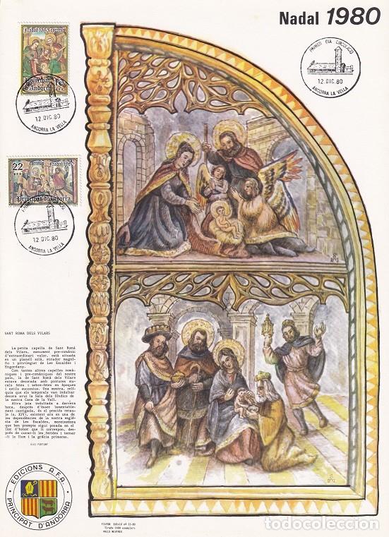 Briefmarken: Andorra 1980 N&ordm; 11 Tirada 1400 - Nadal Navidad - La Epifan&iacute;a - Nacimiento - Sant Rom&agrave; dels Villars