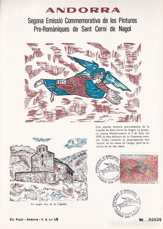 Briefmarken: Andorra 1980 N&ordm; 830 - Segona emissi&oacute; commemorativa Pintures pre-rom&agrave;niques de Sant Cern&iacute; de Nagol