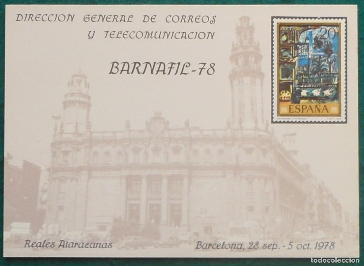 Sellos: 1978-ESPA&Ntilde;A-RECUERDOS FILATELICOS-EXPOSICIONES Y HOMENAJES-VER FOTO-HOJITAS Y TARJETAS