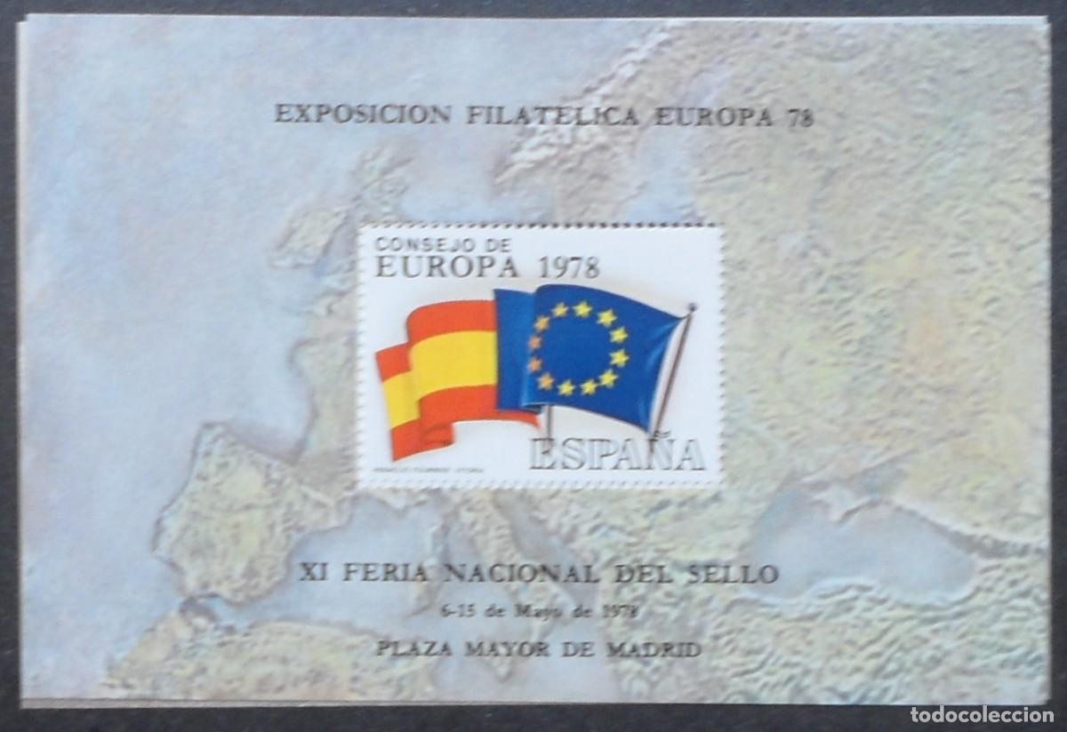 Sellos: 1978-ESPA&Ntilde;A-RECUERDOS FILATELICOS-EXPOSICIONES Y HOMENAJES-VER FOTO-HOJITAS Y TARJETAS