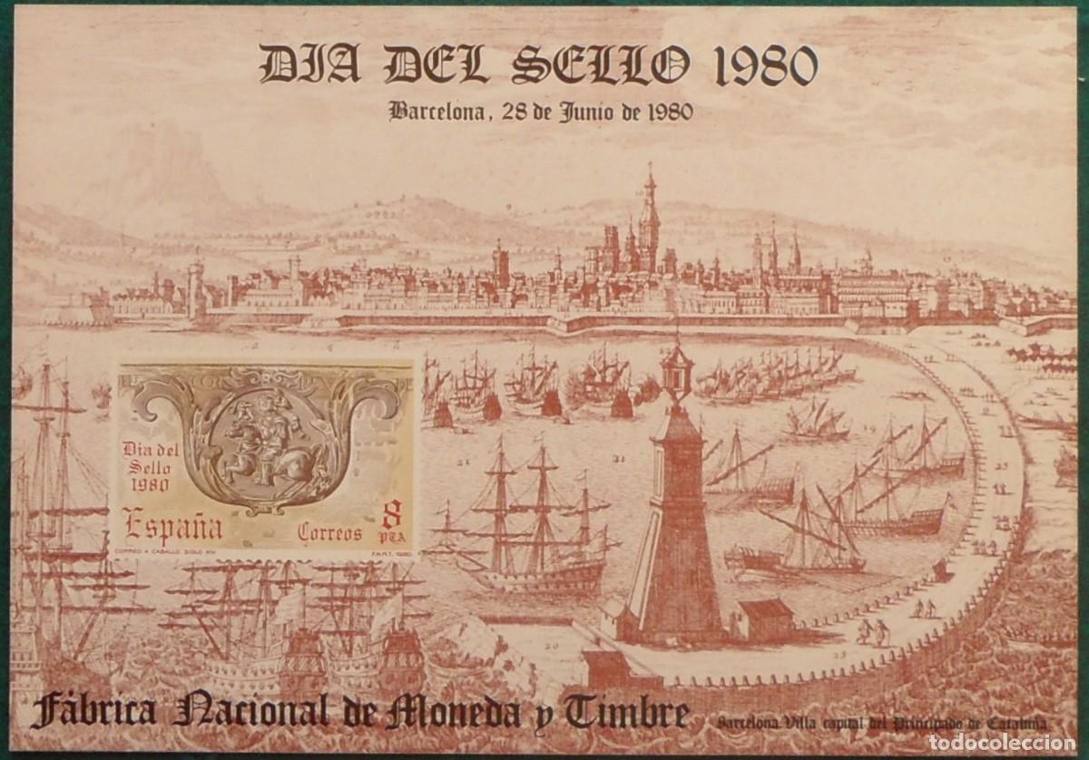 Sellos: 1980-ESPA&Ntilde;A-RECUERDOS FILATELICOS-EXPOSICIONES Y HOMENAJES-VER FOTO-HOJITAS Y TARJETAS