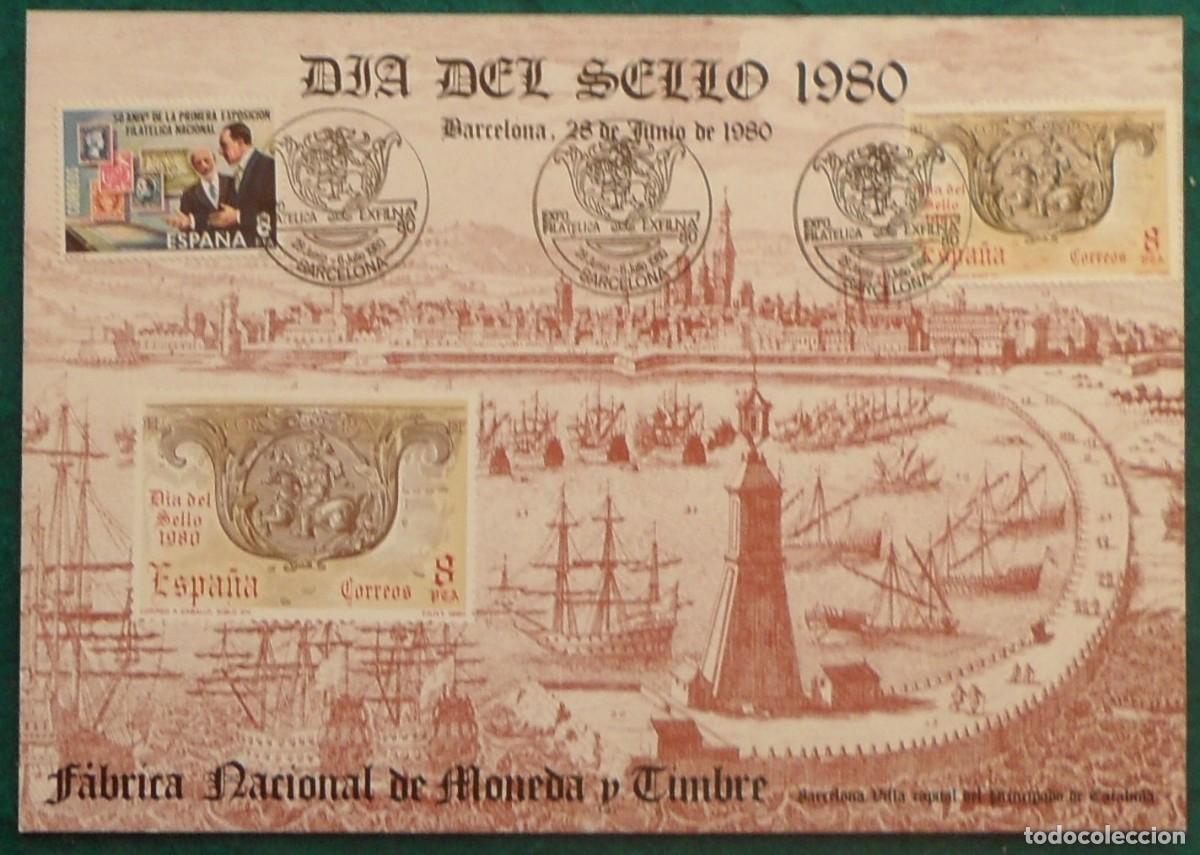 Sellos: 1980-ESPA&Ntilde;A-RECUERDOS FILATELICOS-EXPOSICIONES Y HOMENAJES-VER FOTO-HOJITAS Y TARJETAS