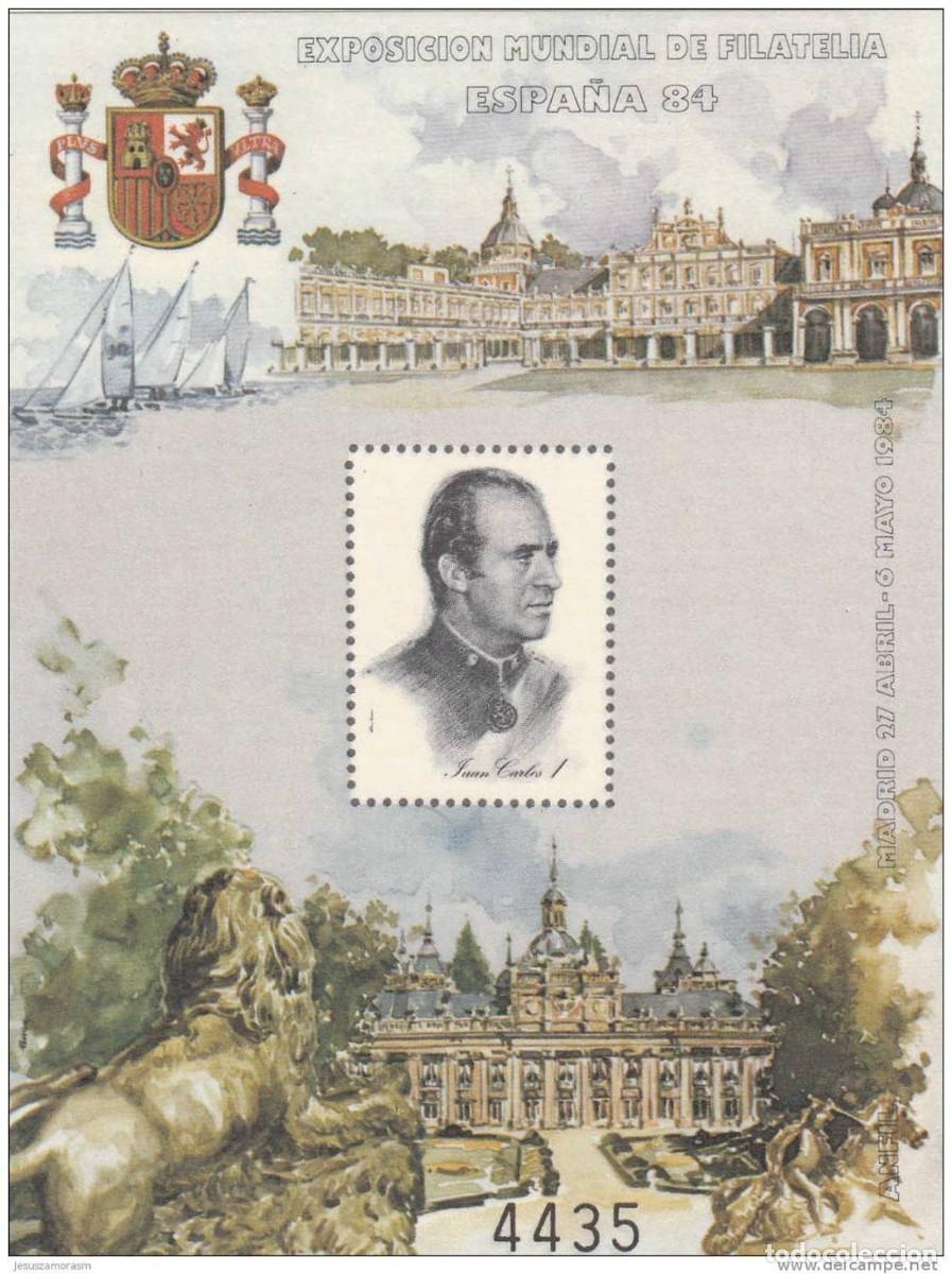Sellos: 1984-ESPA&Ntilde;A-RECUERDOS FILATELICOS-EXPOSICIONES Y HOMENAJES-VER FOTO-HOJITAS Y TARJETAS