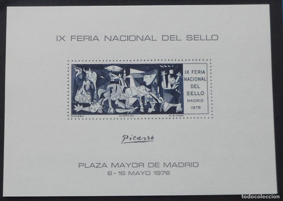 Sellos: 1976-ESPA&Ntilde;A-RECUERDOS FILATELICOS-EXPOSICIONES Y HOMENAJES-VER FOTO-HOJITAS Y TARJETAS