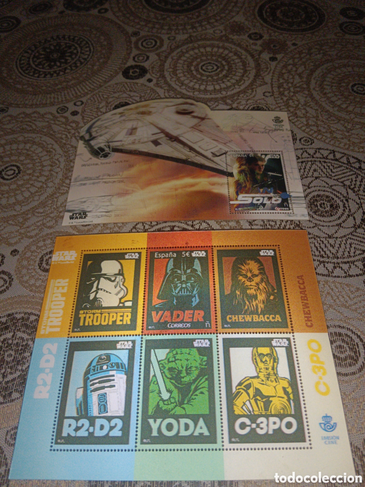Sellos: Sellos Star Wars 3D en pl&aacute;stico.