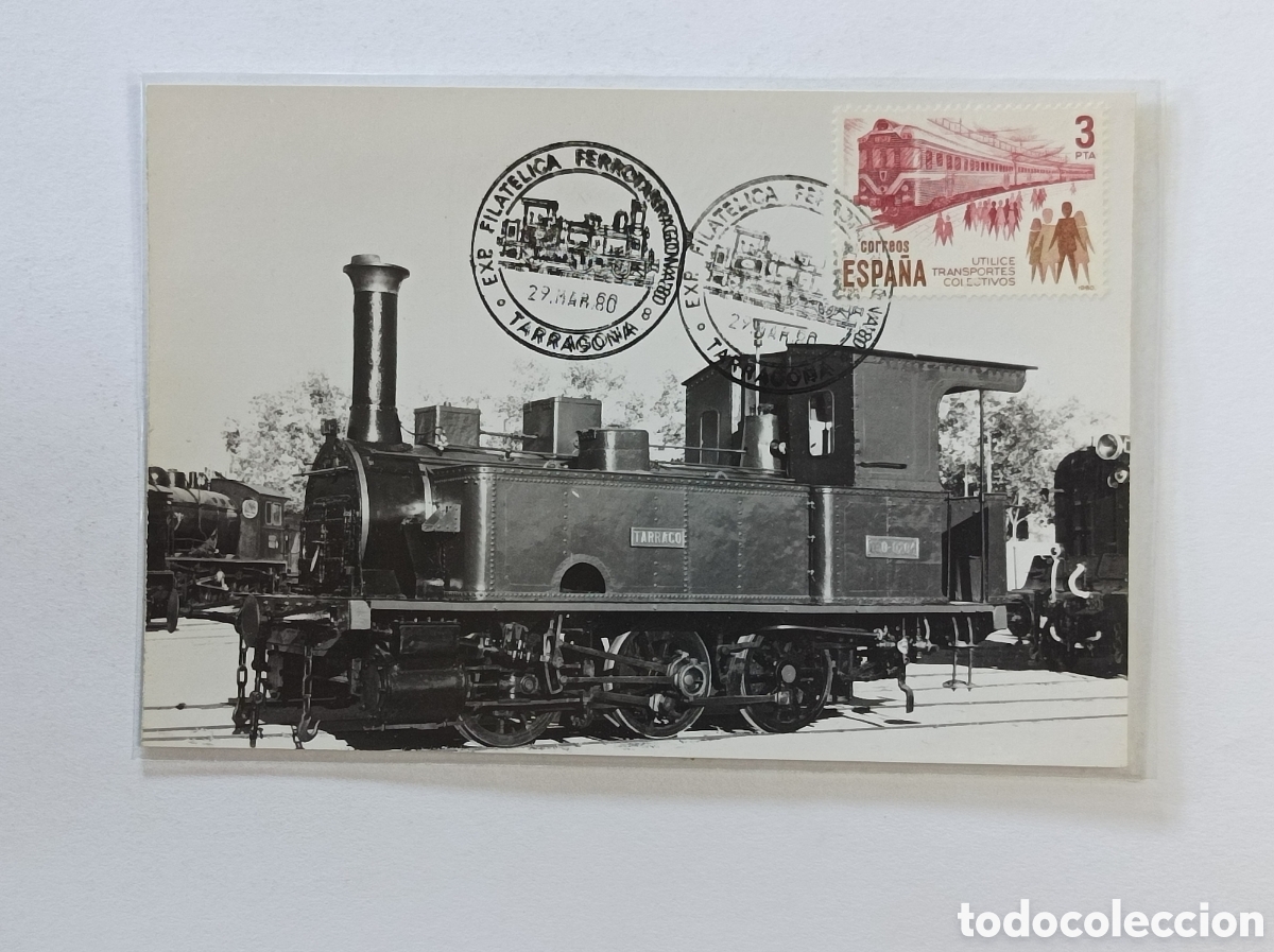 Sellos: EXPOSICI&Oacute;N FILATELICA FERROTARRAGONA. SOBRE PRIMER D&Iacute;A.