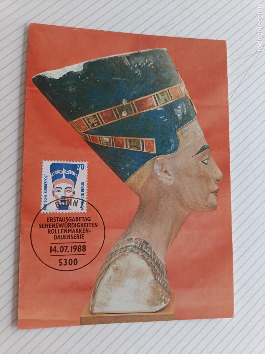 Sellos: Nefertiti, Alemania. 1988