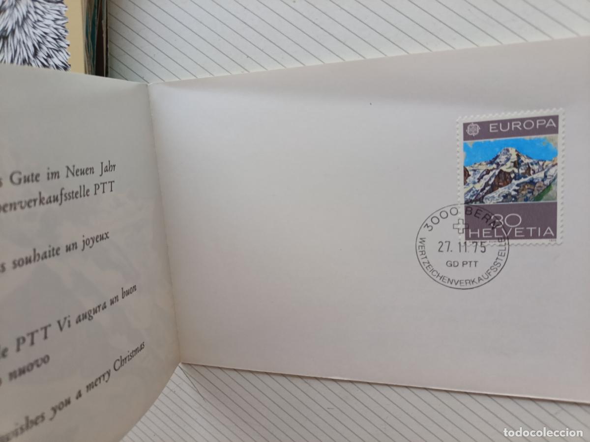 Sellos: Suiza. Europa CEPT 1975. Entero postal