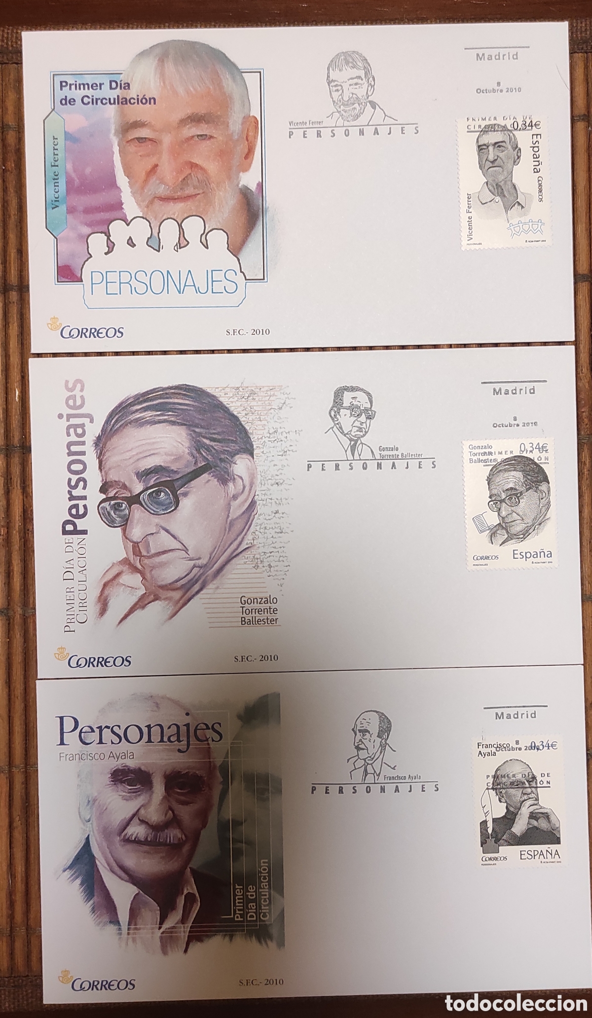 Sellos: 2010. 8 oct. Personajes
