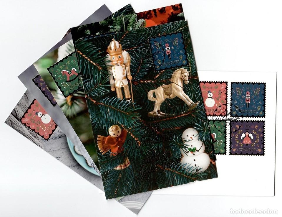 Timbres: 5 M&aacute;ximas + Sobre Navidad Liechtenstein 2019 / Frohe Weihnachten 2019 - MK 471