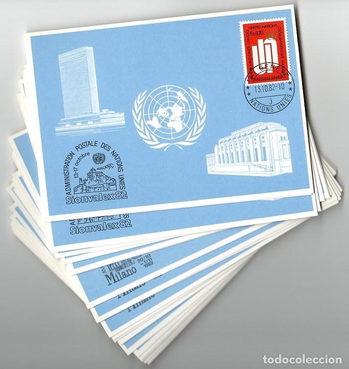 Timbres: 22 M&aacute;ximas de Naciones Unidas - Marcofilia / Lote muy comercial, ideal reventa / Sionvalex 82 - Mi..