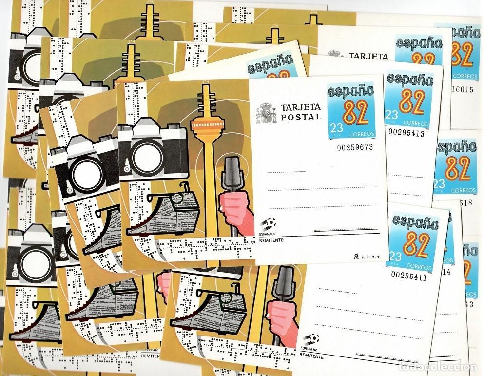 Francobolli: 97 Tarjetas postales / Espa&ntilde;a 82 FIFA Logotipo y actividades informativas - Copa Mundial F&uacute;tbol 1982