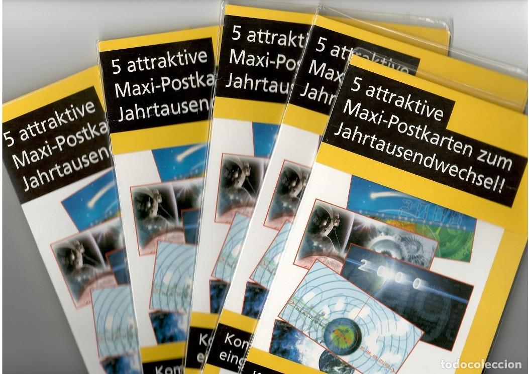 Timbres: 5 Packs iguales de 5 m&aacute;ximas cada uno - Alemania Cambio de milenio / Ideal reventa