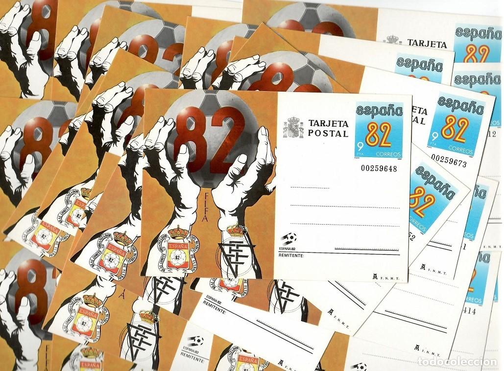 Selos: 94 Tarjetas postales Espa&ntilde;a 82 FIFA Esfuerzo organizado / Copa Mundial de F&uacute;tbol de 1982 - Numeradas