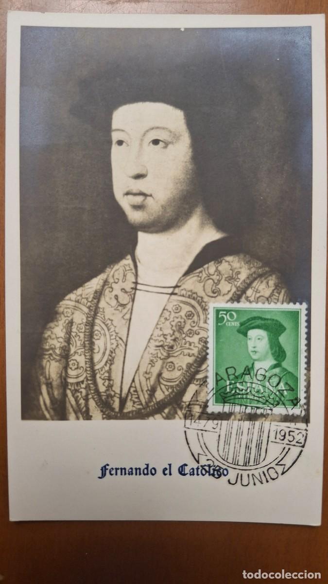 Briefmarken: HB1378 Sellos ESPA&Ntilde;A tarjeta postal a&ntilde;o 1952