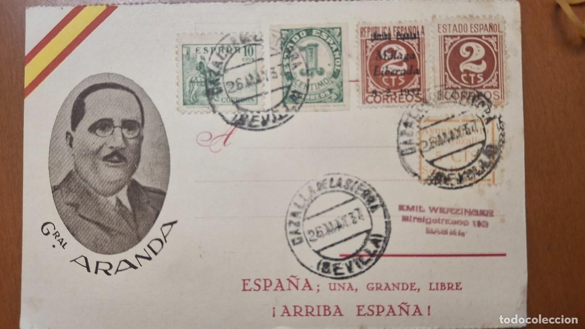 Timbres: HB1388 Sellos ESPA&Ntilde;A tarjeta postal generales leales a Franco