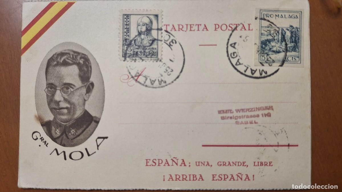 Francobolli: HB1389 Sellos ESPA&Ntilde;A tarjeta postal generales leales a Franco