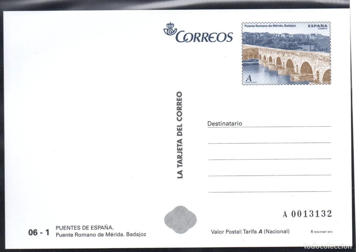 Stamps: TARJETA PREPAGO TARIFA A PUENTES DE ESPA&Ntilde;A 2013