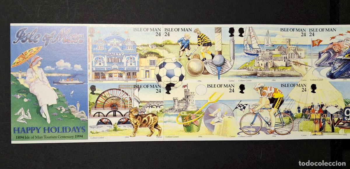 Sellos: 1994 Tarjeta desplegable Isla de Man - Foto 4
