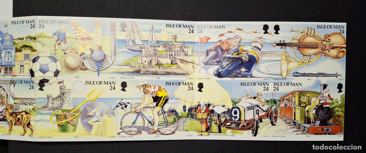 Sellos: 1994 Tarjeta desplegable Isla de Man - Foto 5