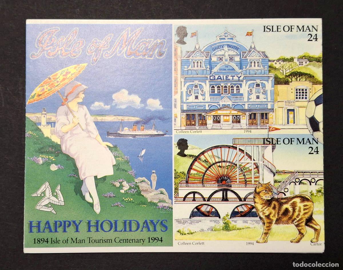 Selos: 1994 Tarjeta desplegable Isla de Man