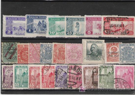 Sellos: LOTE DE TELEGRAFOS Y TIMBRES - Foto 1